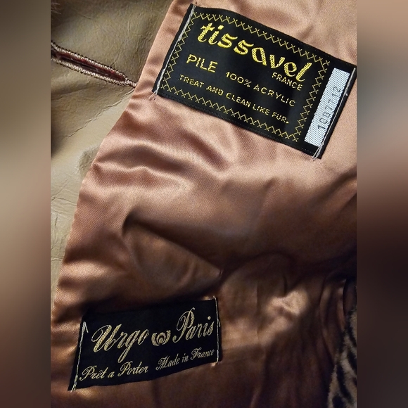 LAVISH TISSAVEL VEGAN FULL LENGTH FAUX FUR HIGH END QUALITY COAT SIZE: LARGE - Picture 4 of 11